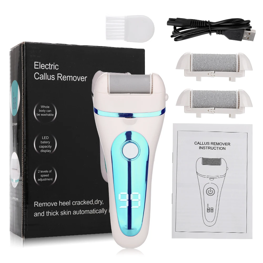 

Electric Pedicure Tools File Callus Remover Dead Skin Callus Remover Foot Files USB Rechargeable Heel Foot Feet Skin Care Tools