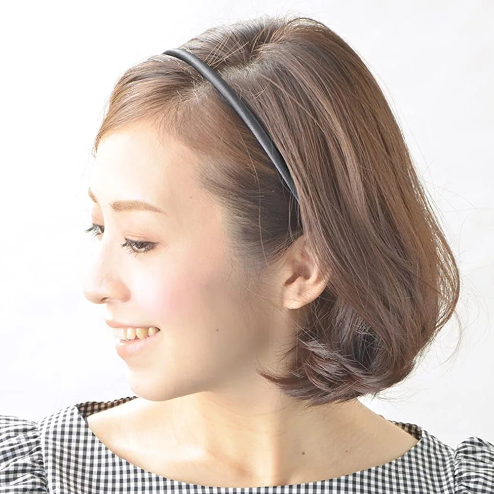 

Women Headband Plastic Wrapped Hairband Elastic Hair Hoop Headpiece Girls Head Wrap Hoop Hair Accessories