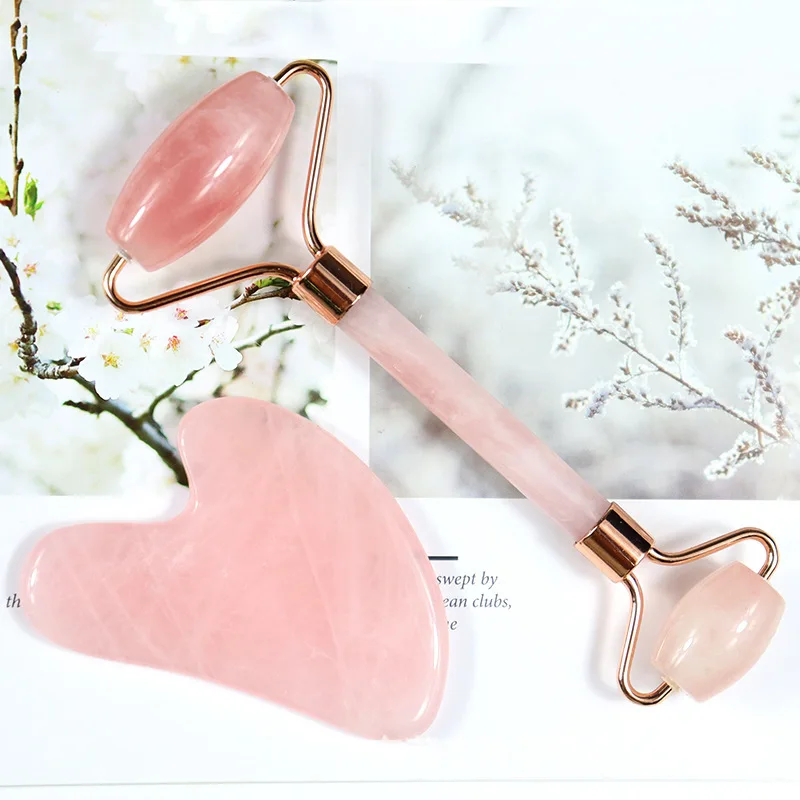 Массажеры нефритовые для лица тела гуаша скребок Набор роликов красоты