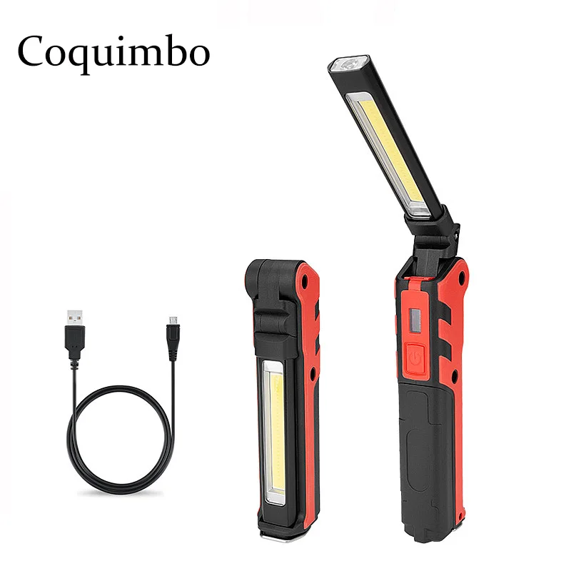 USB флэш память светильник 18650 Батарея встроенный Портативный складной COB