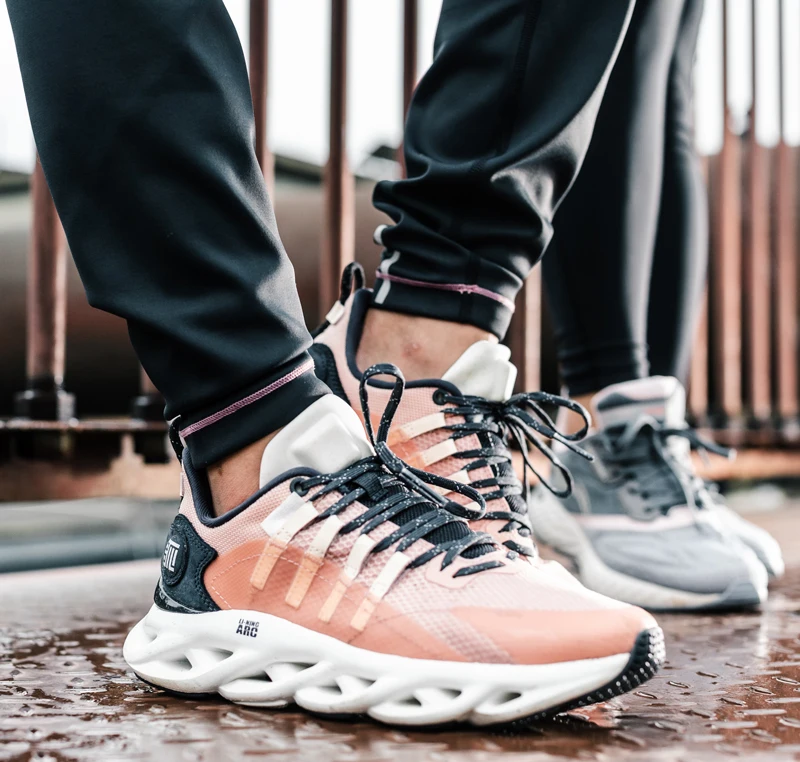 Li-Ning/женские кроссовки для бега с подушкой и водонепроницаемой подкладкой ARHP288 XYP947
