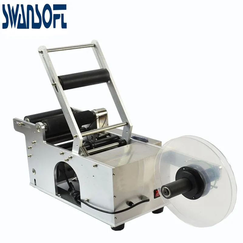 

Semi-automatic pet round bottle labeling machine