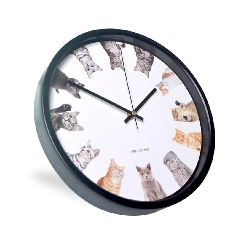 

Home Wall Wall Clock 12 Inch Metal Silent Clock Fashion Simple Creative Digital Art Wall Clock Bedroom Living Room Study