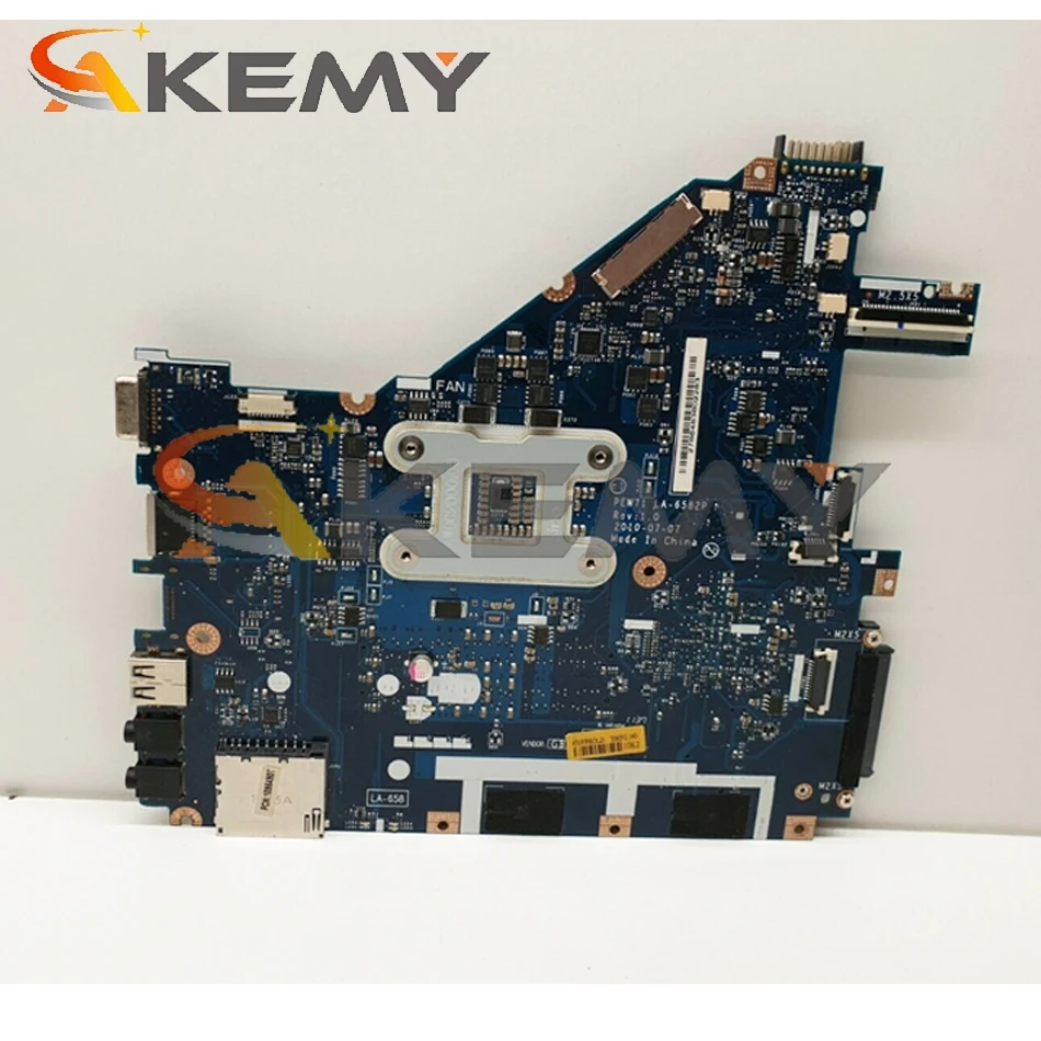 

PEW71 LA-6582P MBRJW02001 MB.RJW02.001 For acer aspire 5733 5733Z 5742 NV55C 15.6 Laptop motherboard without HDMI Port free CPU