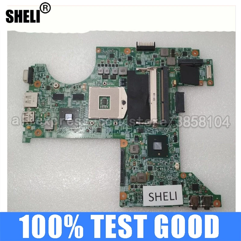 SHELI for Dell Vostro 3300 Laptop Motherboard DDR3 HM55 CN-03THV4 03THV4 3THV4 48.4EX01.011 100% Working Inspiron Intel