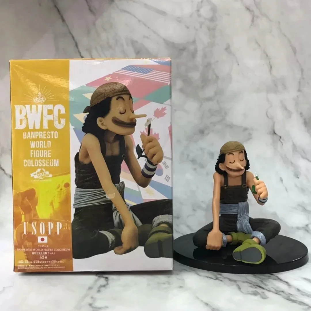 

One Piece Modeling King Assemble Usopp vol.1 BWFC World Congress 2 Boxed hand office PVC Model Toys