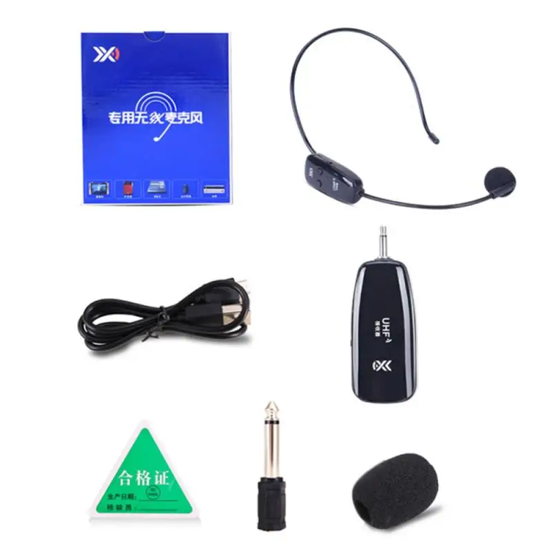 2020 в наличии 2 4G Беспроводная гарнитура микрофон Портативный голосовой усилитель