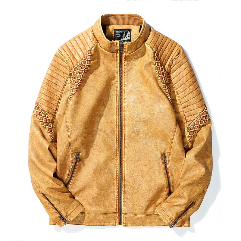 2019 Jacket Man With Wear Male Pilot Jackets Wind Youth Casual Korean Leather Mans Coat |