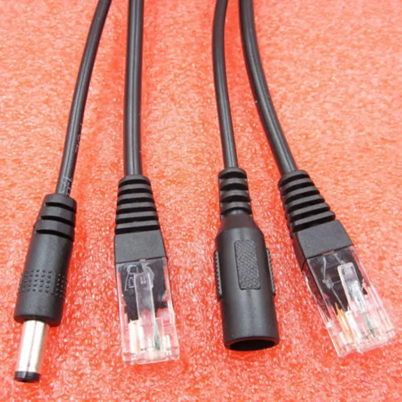 

POE Adapter Cable RJ45 Injector Splitter Network Power PoE Kit over Combiner Ethernet Adapter Injector Splitter Separator S1X7