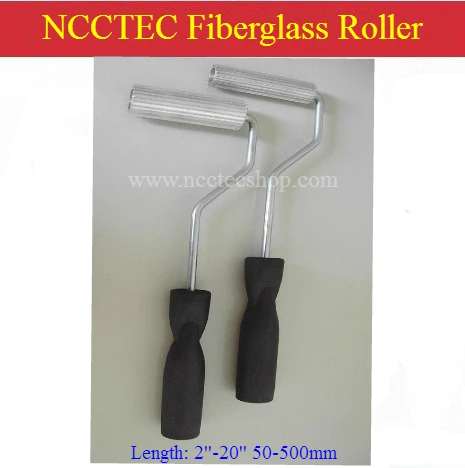 Длина 2-20 дюймов 50-500 мм стекловолокно ламинирование Алюминиевые полосы ролик