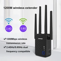 1200mbps wireless wifi extender wifi repeaterrouter dual band 2 45 8ghz 4 wi fi antenna long range signal amplifier