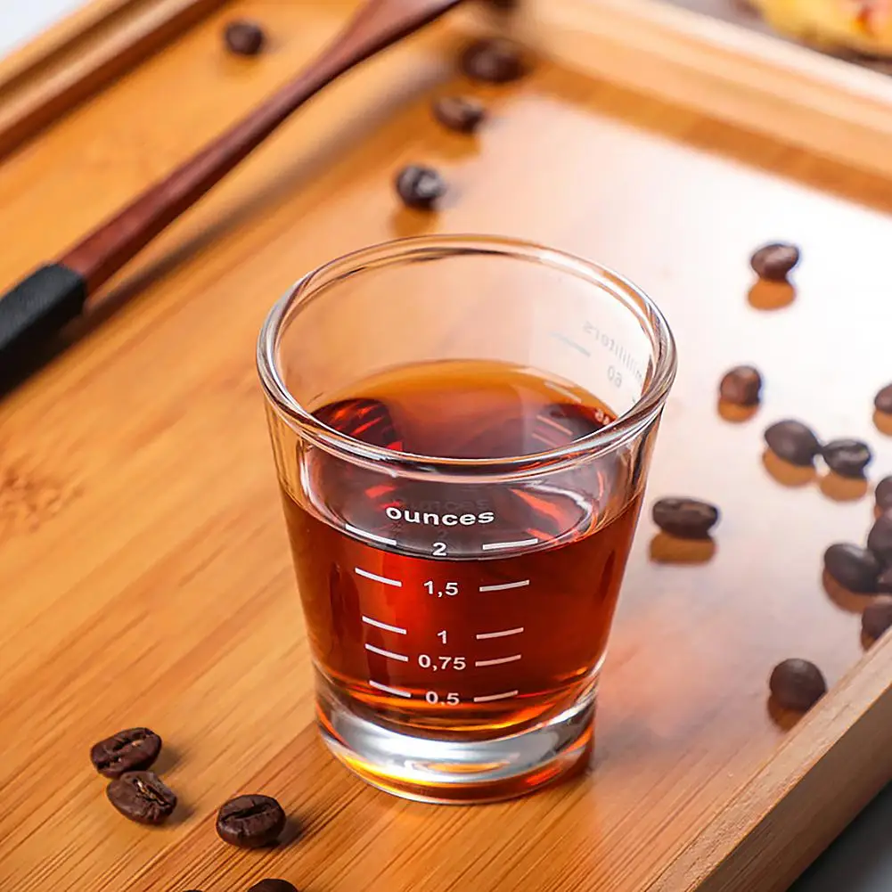 Термостойкая стеклянная кофейная чашка для латте мерная креативная чайная сок