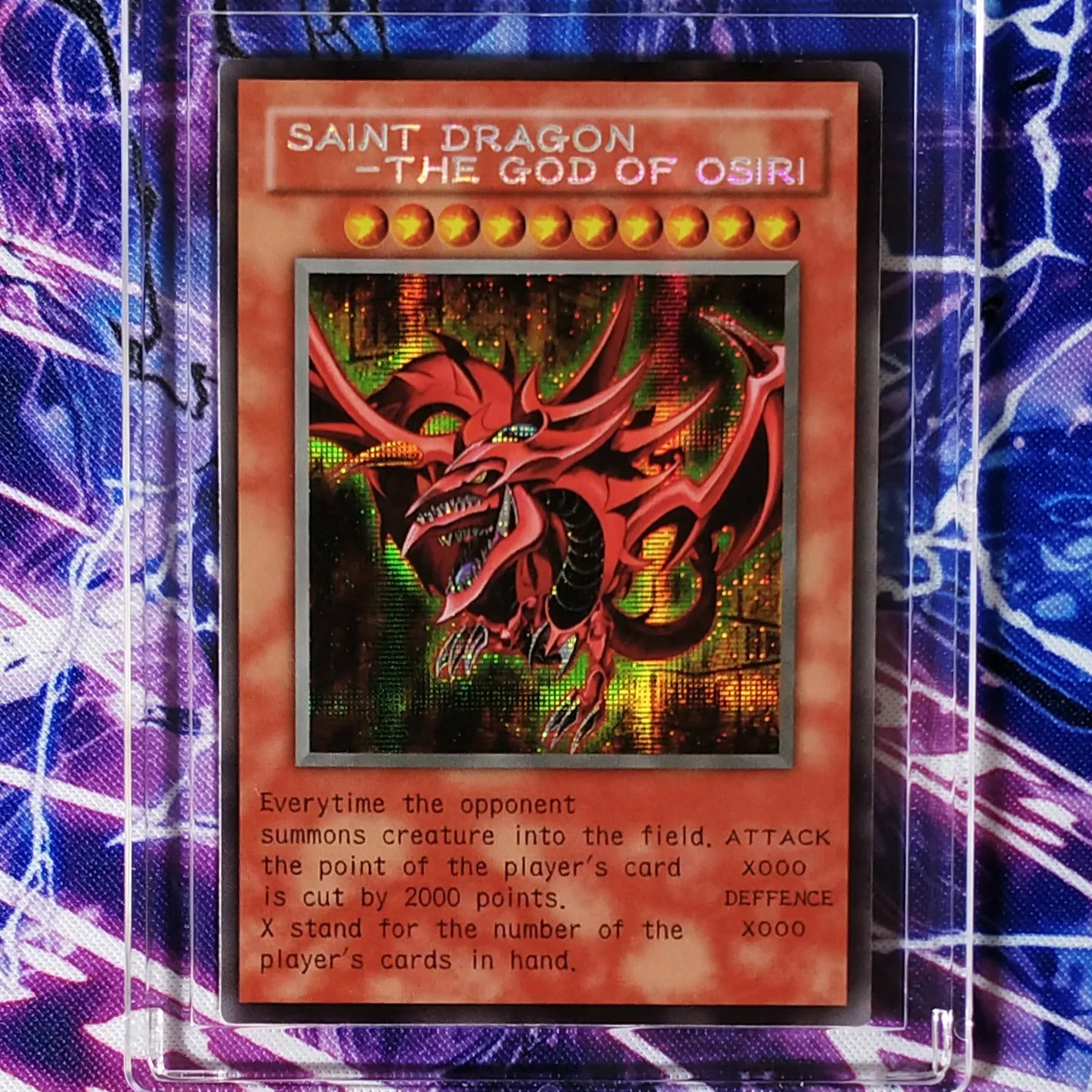 Yu Gi Oh Египетский Бог DIY Красочные игрушки хобби Коллекционная игра Коллекция