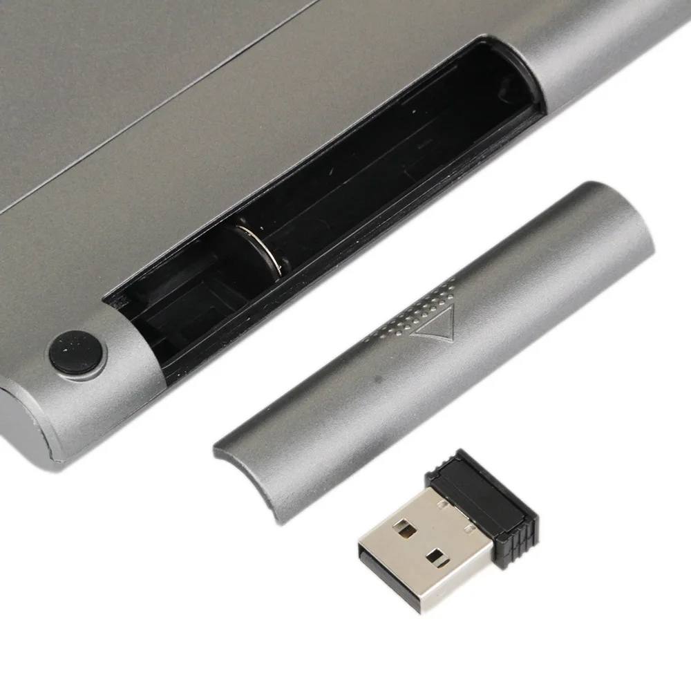 2 4G Беспроводная клавиатура с тачпадом и нумпадом для Windows PC ноутбук Ios pad Smart tv HTPC
