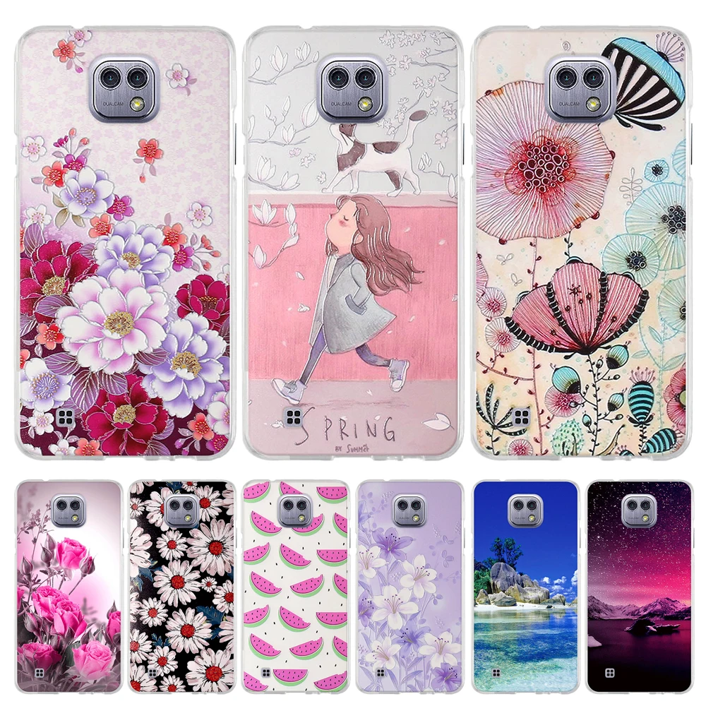 Чехол для телефона LG X cam мягкий силиконовый чехол из ТПУ K580 K580DS с мультяшным