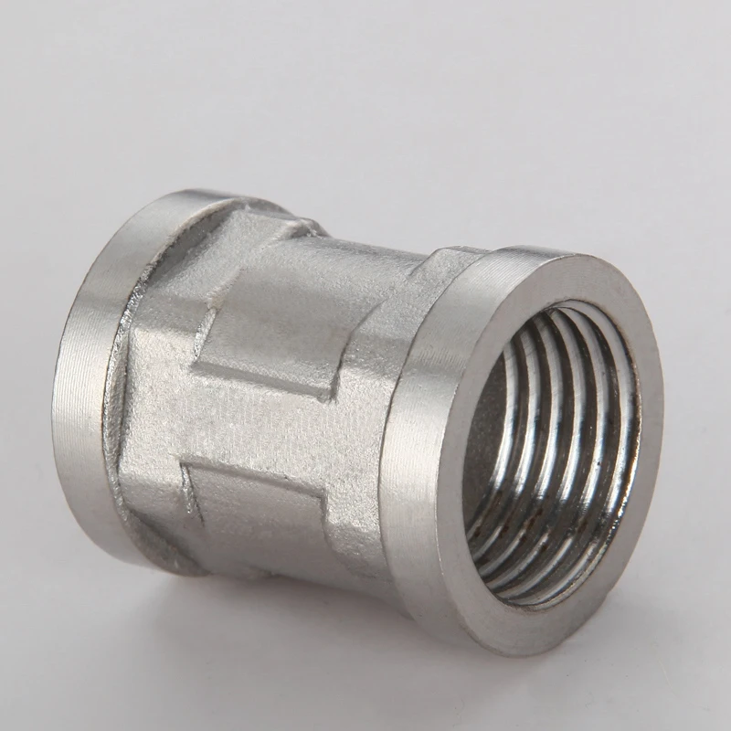 DN15 1/2" BSP Female Coupling 201 Stainless Steel Pipe Fitting Connector Plumbing Adapter Length 32mm | Обустройство дома