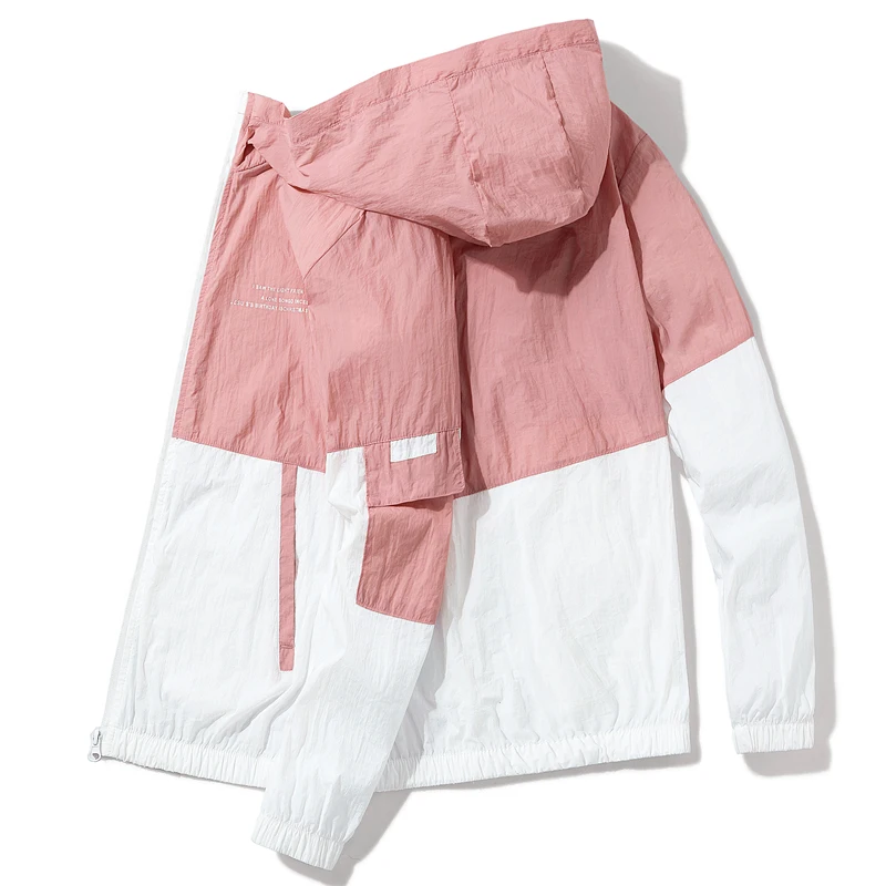 

Sunscreen men's summer lightweight breathable ice sports trend Korean fishing sunscreen men's jacket