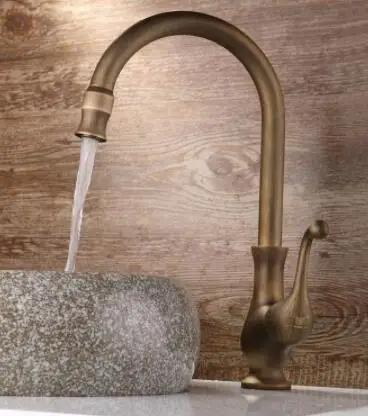 only faucet no tube Одиночный кран для горячей и холодной воды, медный кран для раковины, домашний умывальник, раковина для ванной комнаты, кран для умывальника - Цвет: only faucet no tube