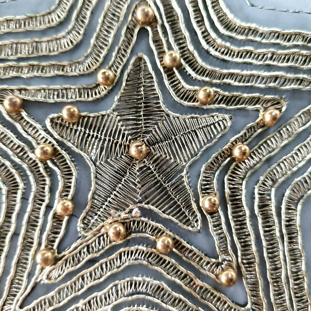 

Design large embroidery big star animal cartoon patches for clothing HE-3038