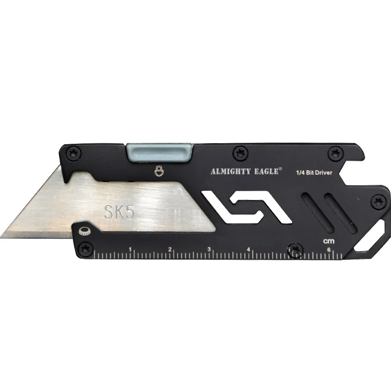 

Combination Tool Knives Multi-function Outdoor EDC Mini Paper Utility Knife Key Knife