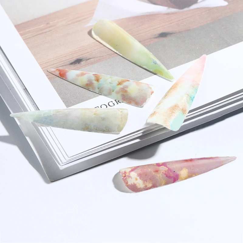 Звездное небо фон для ногтей Мрамор блестящие передачи украшения на расстоянии