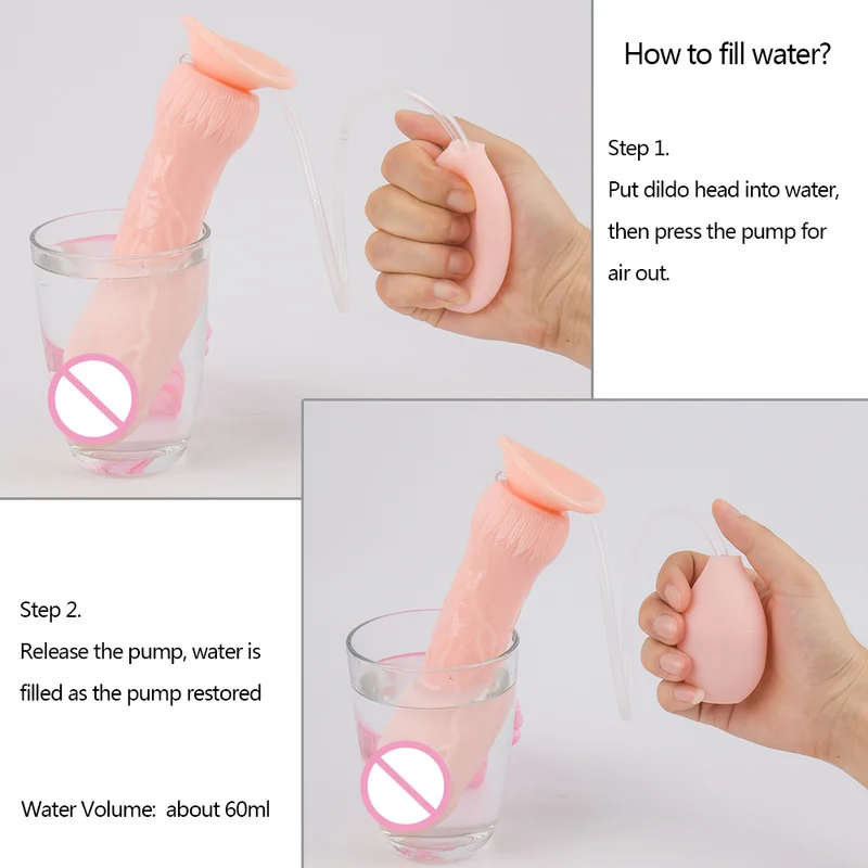 Реалистичный фаллоимитатор для эротического эякуляции вибратор страпон