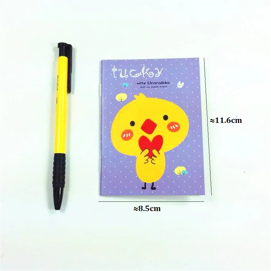 1 шт./лот новый маленький блокнот с животными мини-блокнот дневник планировщик