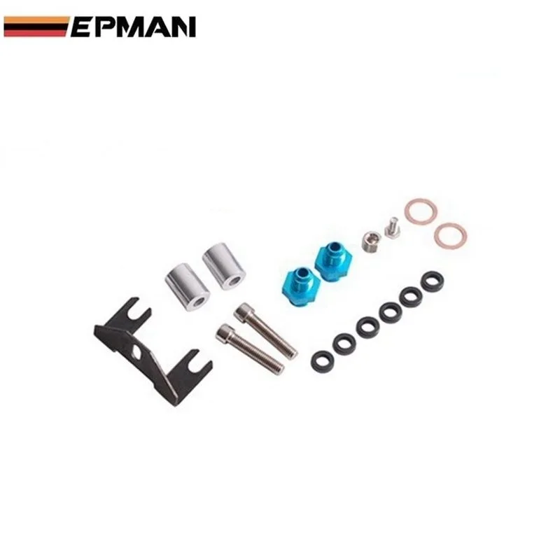 Алюминиевая заготовка верхняя Топливная форсунка направляющая Turbo Kit Blue для Nissan
