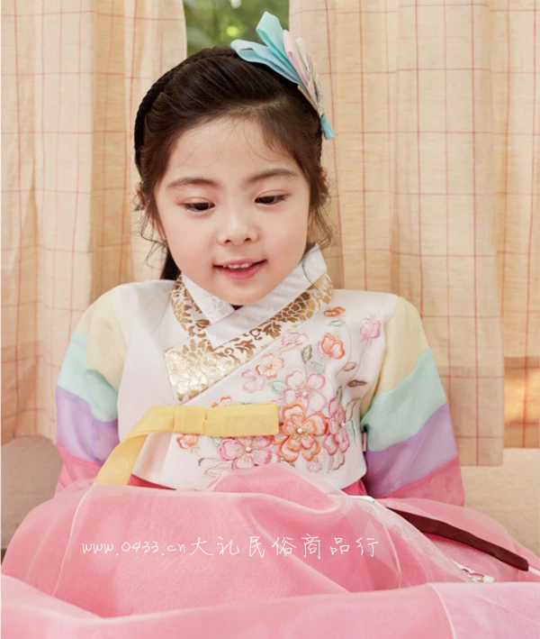 Платье для девочек на заказ традиционное корейское платье ханбок детей