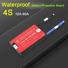 4S 12 В LiFePO4 литий ионная батарея Защитная плата BMS баланс 10A 20A 30A 40A