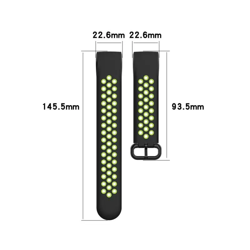 Универсальный двухцветный ремешок для Fitbit Charge 4/3 SE смарт браслет Силиконовый