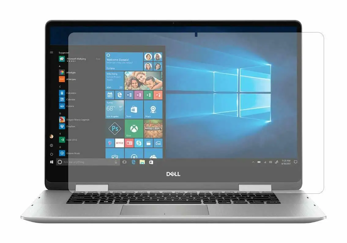 2X Ультрапрозрачная/Антибликовая Защита для экрана с защитой от синего света Dell