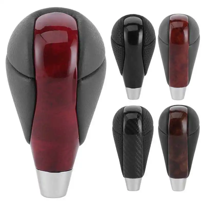 Кожаная ручка переключения передач автомобильный модифицированный аксессуар