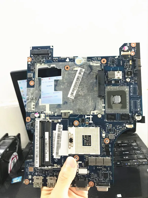 LA-7981P для материнской платы Lenovo G580 HM76 подходит для процессора i3 i5 i7 с gt610m, б/у, Полная работа
