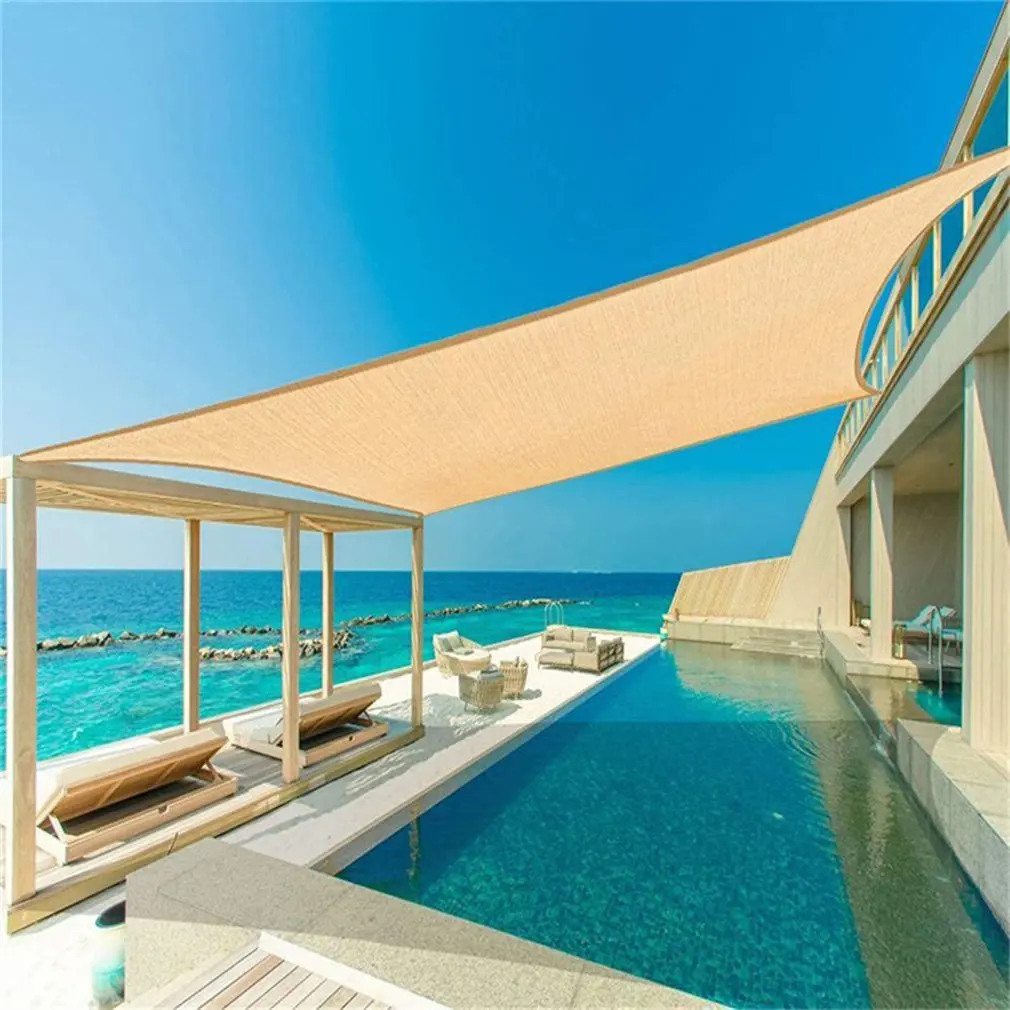 

Awnings Shade Sail Cloth Waterproof Oxford Garden Square/Triangle Sunshade 98%UV protection outdoor Canopy