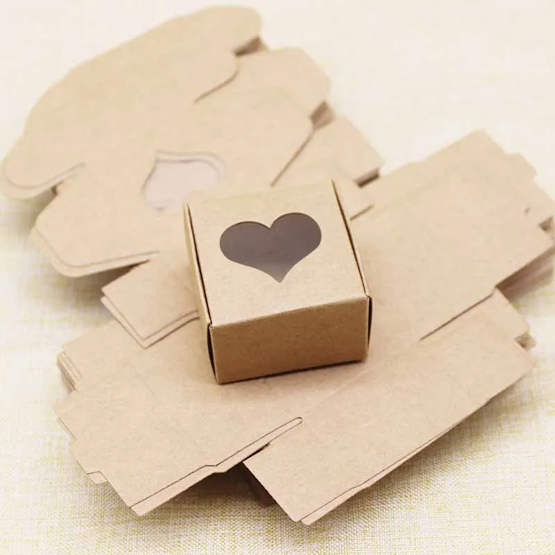 Коробка для подарков ручной работы сделай сам Рождественская коробка с окном 4*4*2