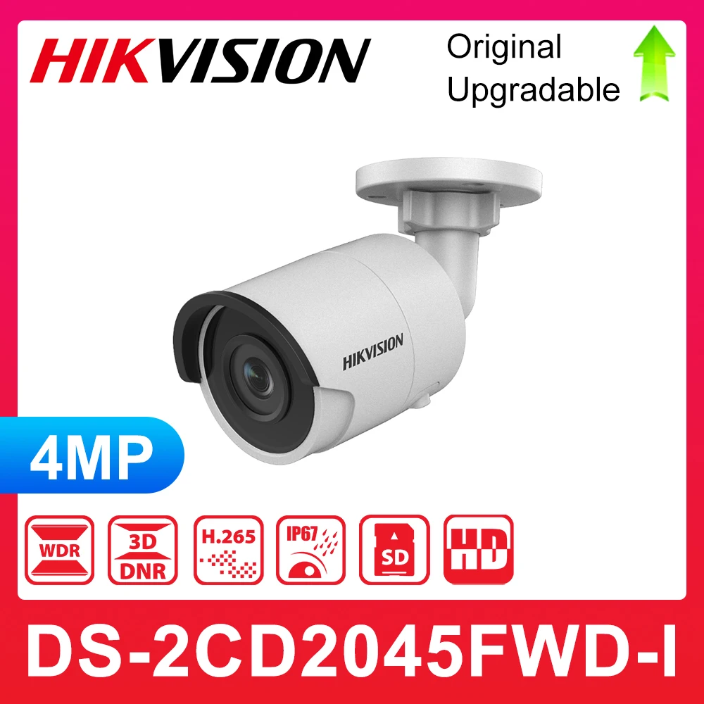 Оригинальная английская IP-камера Hikvision 4 МП POE питание от DarkFighter фиксированная