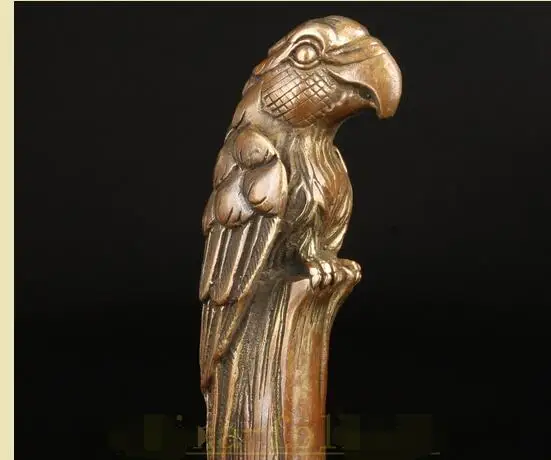 Из бронзы чистая медь латунь дедушка хороший счастливый Бронзовый попугай