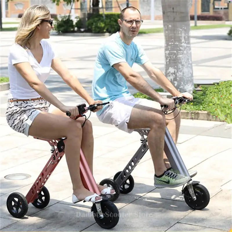 Электрические скутеры для взрослых 8 дюймов трехколесный электрический