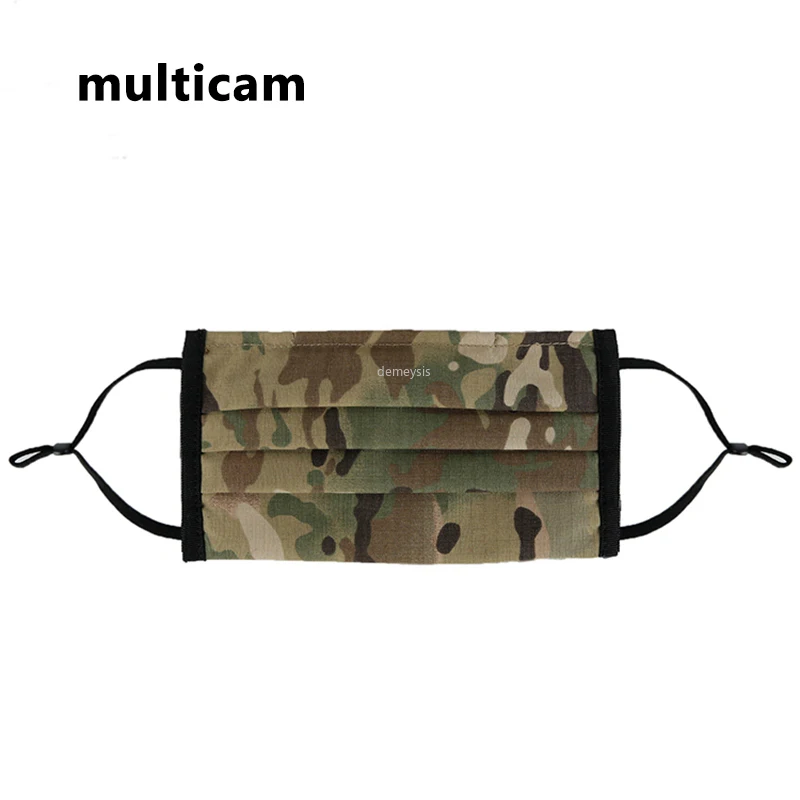 

Washable Cycling Face Mask with Earloop Dustproof Hiking Climbing Running Mask Cover Camouflage Tactical Disposable Masks Cover