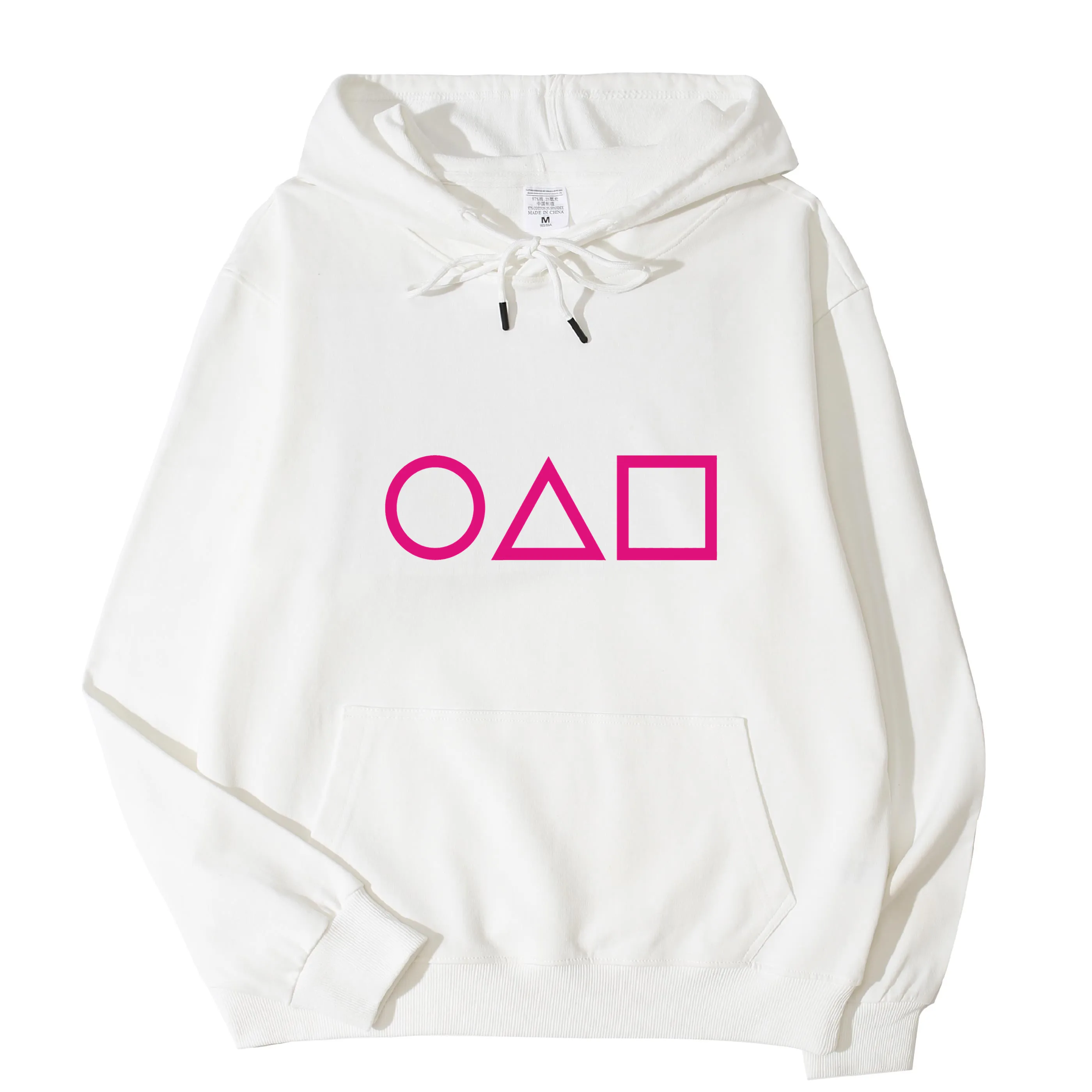 

Squid Game Sign Of High Or Low Rank High Quality Printed Hoodie 100% Cotton Pocket Sweatshirt Unique Unisex Top Asian Size