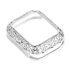 Роскошный медный женский бампер для Apple Watch, чехол 4440 мм 4238 мм, металлический чехол со стразами и блестками для iWatch Series SE65432