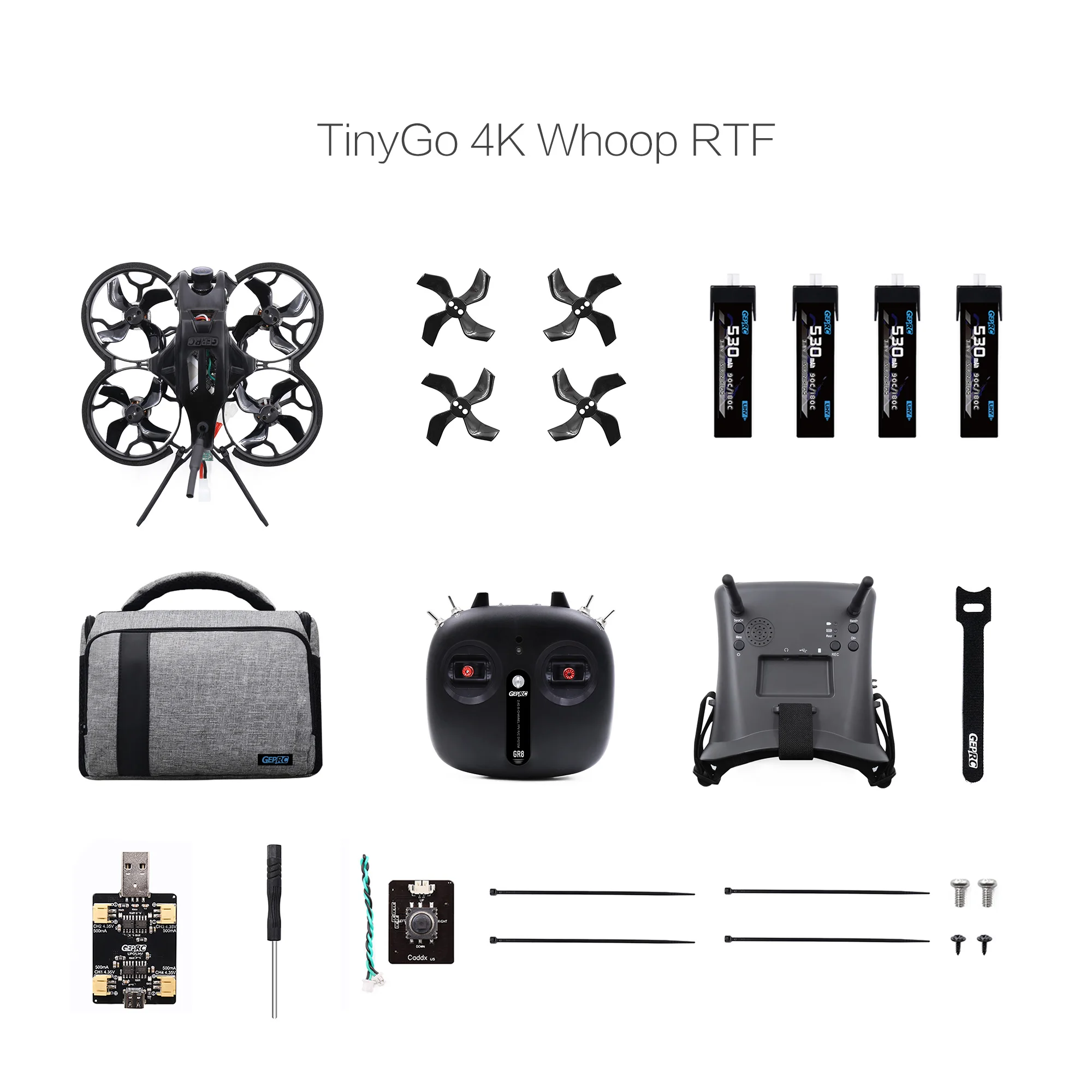 geprc tinygo 4k с видом от первого лица whoop rtf gep 1