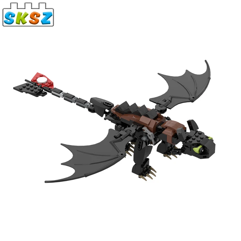 

Dragon Toothless-Boy DIY Building Blocks Toy MOC Bricks Famous Anime Night-Furying Dinosaur World Kids Educational birthday Toys