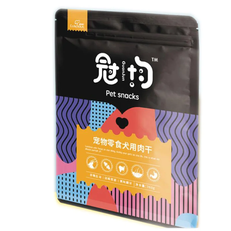 

Закуски для домашних животных с изображением собак и мяса jerky 360 г/пакет, бесплатная доставка