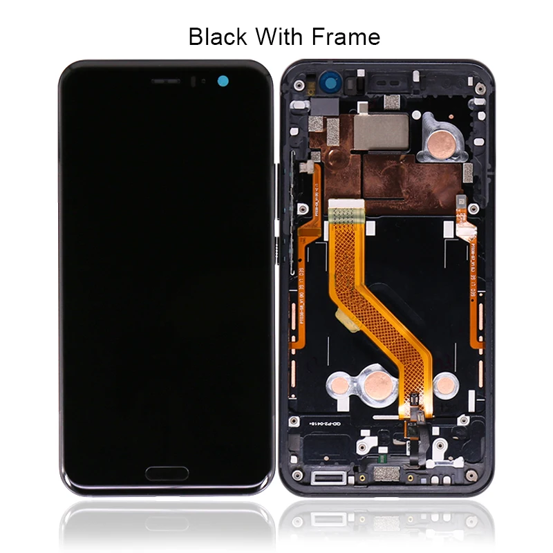 Для HTC U11 ЖК-дисплей сенсорный экран + рамка в сборе для Замена 5 дюймов Бесплатная