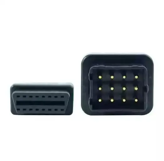 OBD2 грузовик диагностический кабель для ГАЗ 12 Pin OBD 2 16Pin мужской разъем может