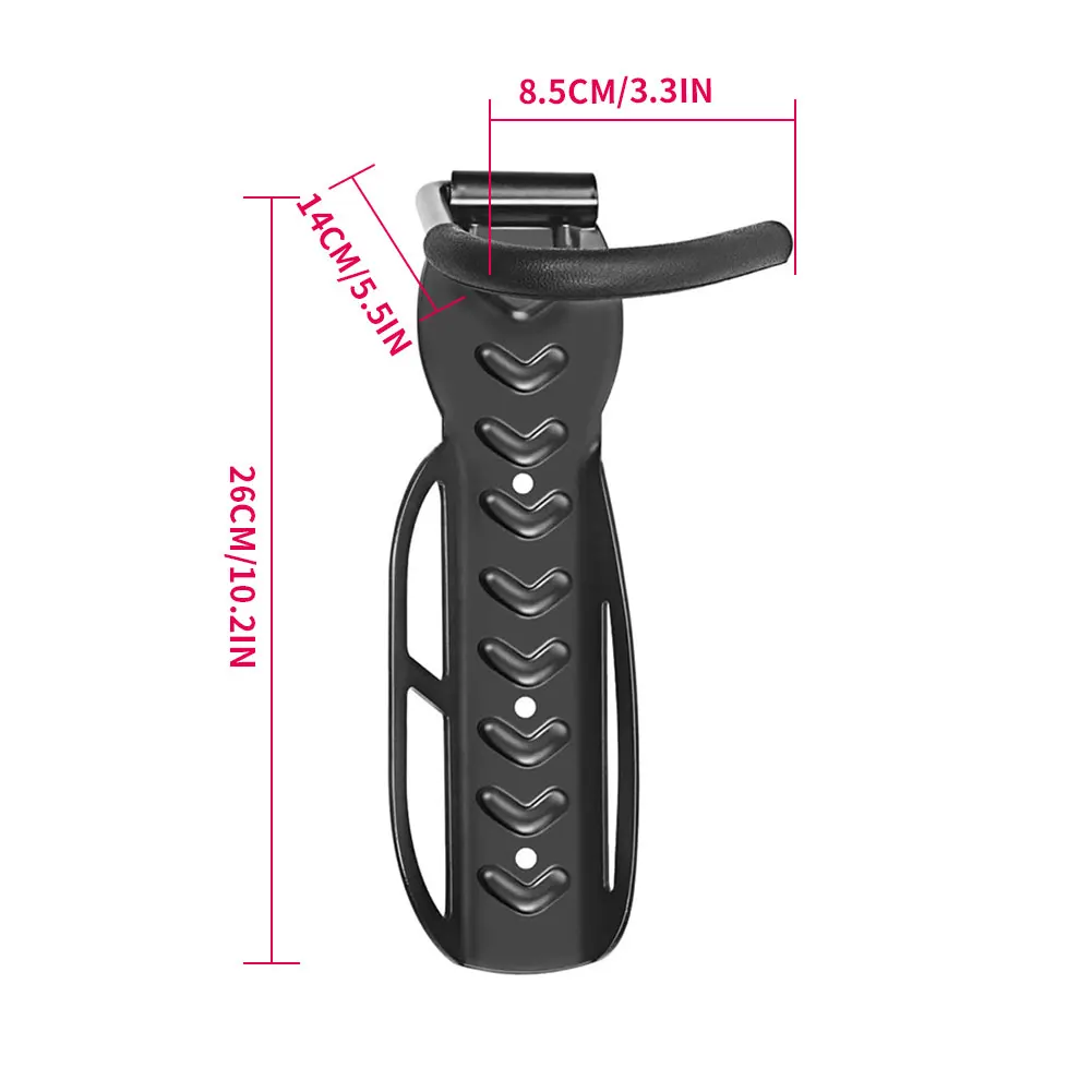 

Heavy Duty Metal Hook garage organizer Wall Mount Bicycle Hanger Hook Wall Mount Ladders Garden Tool Anti-slip Home storage Hook