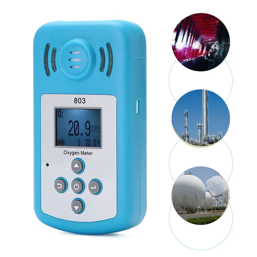 

KXL803 Oxygen Detector O2 Concentration Meter PM1.0 PM 2.5 PM10 Gas Analyzer 9 Kinds Particles Detector Air Quality Monitor