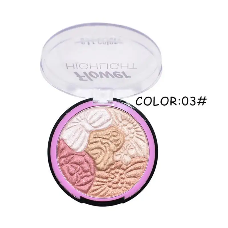 3D радужной расцветки в ассортименте имеются 5 расцветок Выделите макияж тональный крем пудра Make Up Iluminador лица щеки, косметическое средство, контур, макияж для лица, бронзер румяна тени для век - Цвет: C